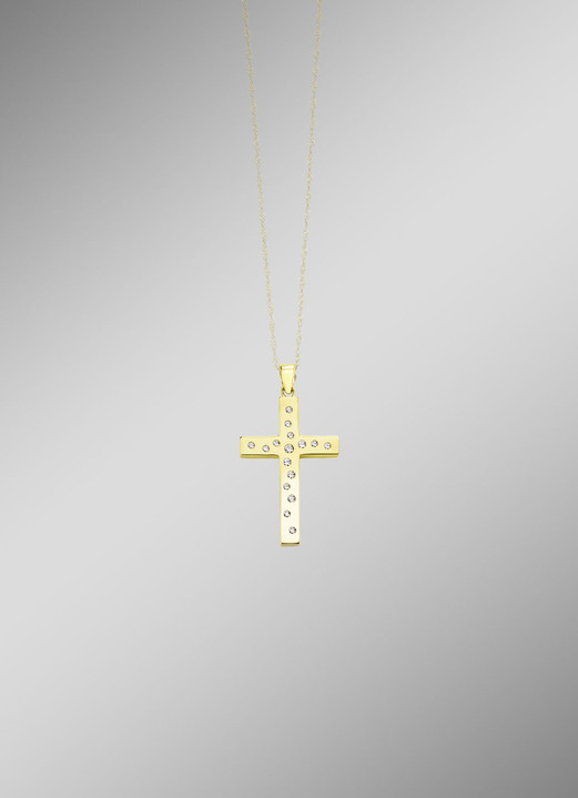 Anhänger - Anhänger o. K. Gold 375/-, in Farbe  Ansicht 1
