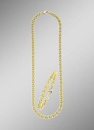 Sieradenset met 2-delige achtvormige ketting