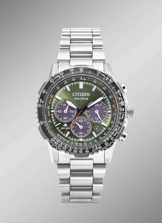 Radiografische-/solarhorloges - Solar herenhorloges uit de Citizen Promaster Sky-serie, in Farbe , in Ausführung Kiezen groen Ansicht 1