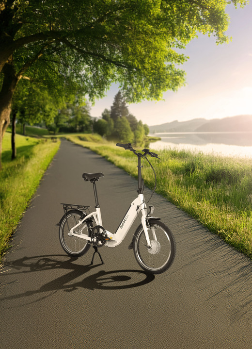 Elektromobielen - Opvouwbare e-bike Compact Comfort Plus, in Farbe WEISS Ansicht 1