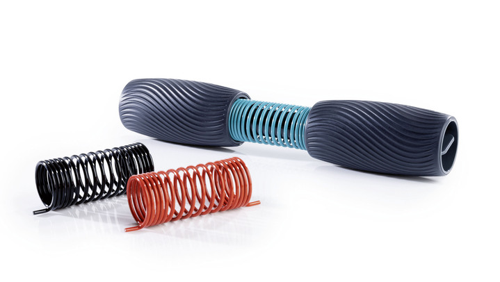 Fitness - Hand- en onderarmtrainer Reflexit, in Farbe GRAU-TÜRKIS Ansicht 1