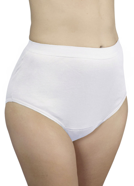Incontinentie - Hygiënische damesslip, hoge taille, van Hydas, in Größe 1 (38/40) bis 5 (54/56), in Farbe WEISS, in Ausführung Damesslip, hoge taille Ansicht 1