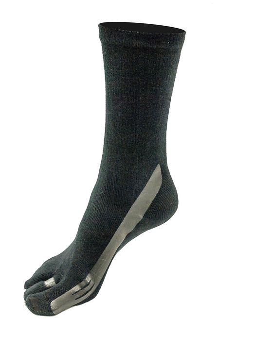 Gesunder Fuß - Taping-Socks, Hammerzehe, in Größe 1 (37/38) bis 5 (45/46), in Farbe SCHWARZ Ansicht 1
