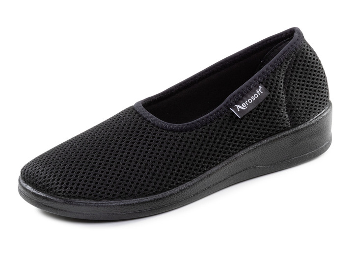 Pumps en ballerina‘s - Ballerina‘s voor dames in 2 kleuren, in Größe 036 bis 042, in Farbe ZWART Ansicht 1