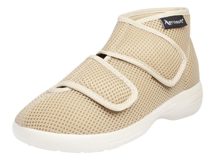 Gezondheidsschoenen - Klittenbandlaarzen voor dames en heren, in Größe 036 bis 046, in Farbe BEIGE Ansicht 1
