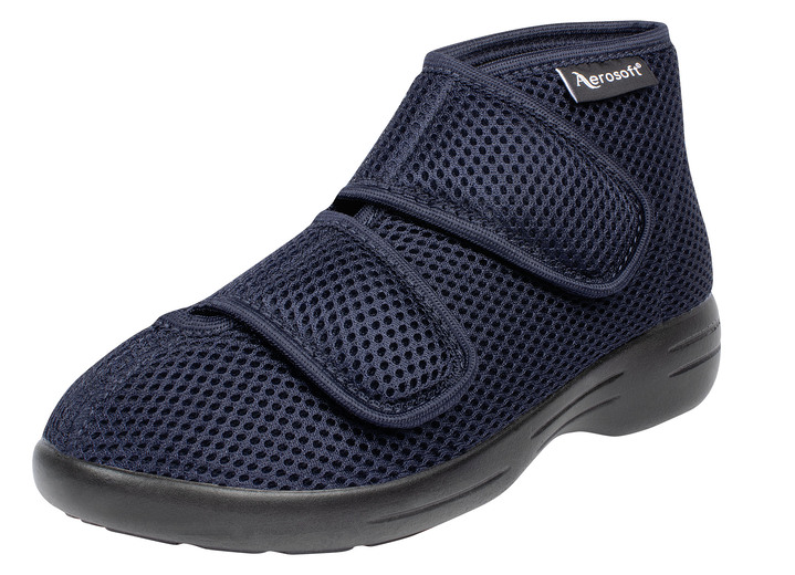 Gesundheitsschuhe - Klett-Stiefel, in Größe 036 bis 046, in Farbe BLAU Ansicht 1