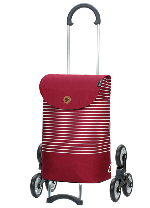 Boodschappenwagen - Winkelwagen, in Farbe ROOD, in Ausführung Boodschappentrolley Ansicht 1
