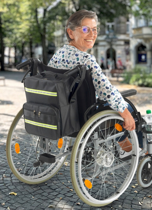 Rollatoren & Rollstühle - Rollstuhl/ Rollator Tasche, in Farbe SCHWARZ Ansicht 1