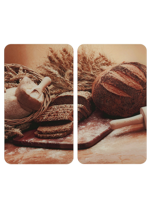 Haushaltshelfer - Herdabdeckplatten, in Farbe BROT Ansicht 1