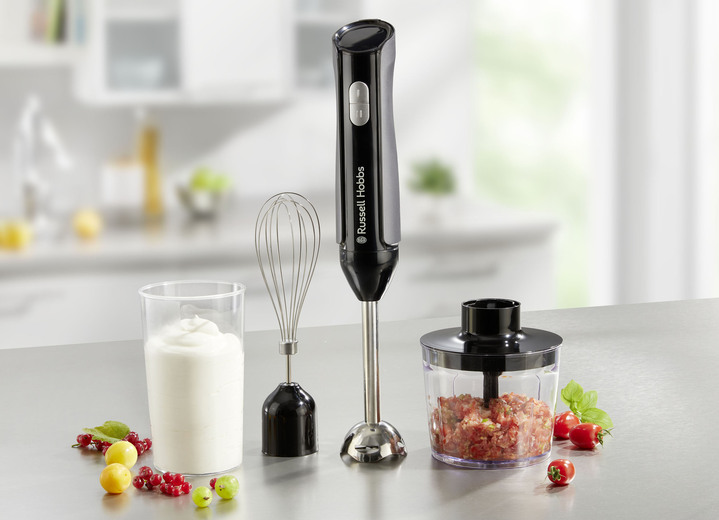 Keukenapparaten - Russell Hobbs 3-in-1 staafmixerset, in Farbe SCHWARZ Ansicht 1