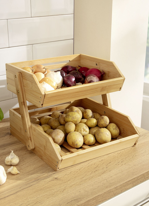 Keukenhulpjes - Fruit- en groenteplank van bamboe, in Farbe BRAUN