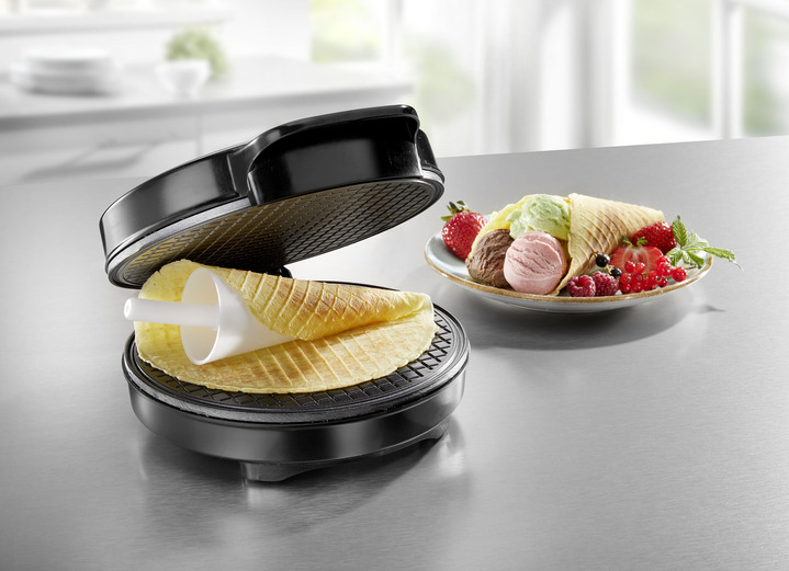 Backen - Eiswaffeleisen, in Farbe SCHWARZ
