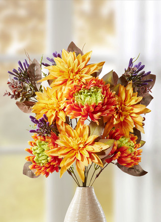 Dahlien/Chrysanthemen-Strauß