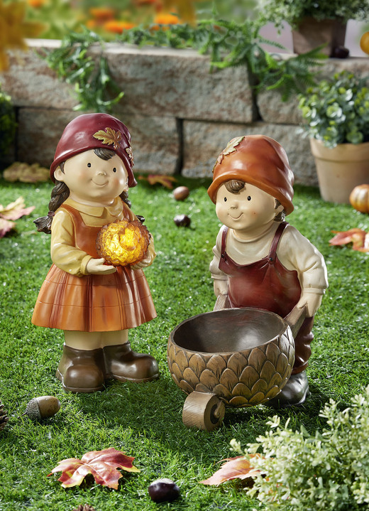 Gartendekoration - Herbstkinder 