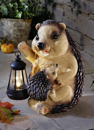Igel mit Laterne