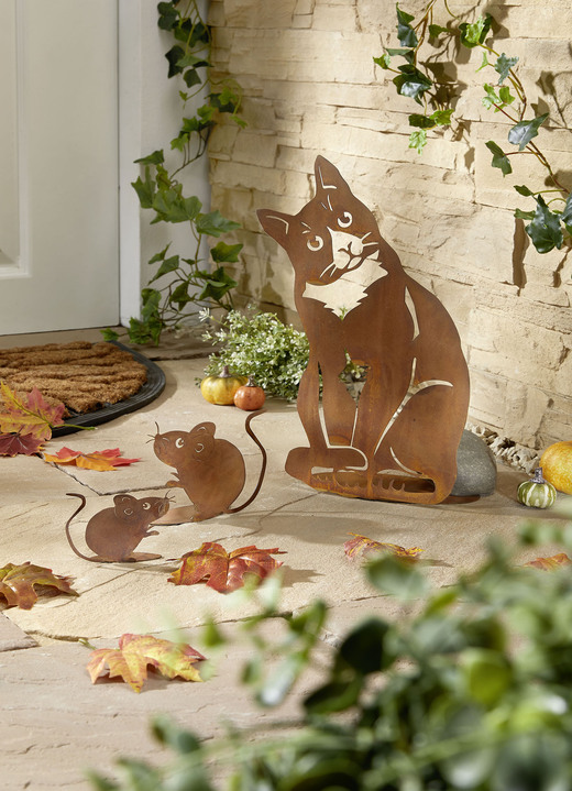 Gartendekoration - Katze 
