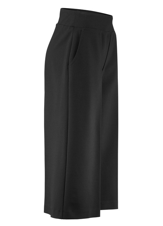 Culotten - Chique culottes in pull-on stijl Culotten - Chique culottes in pull-on stijl, in Größe 018 bis 052, in Farbe ZWART
