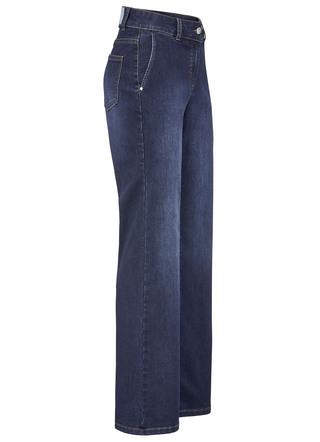 Jeans met wijdere pijpen