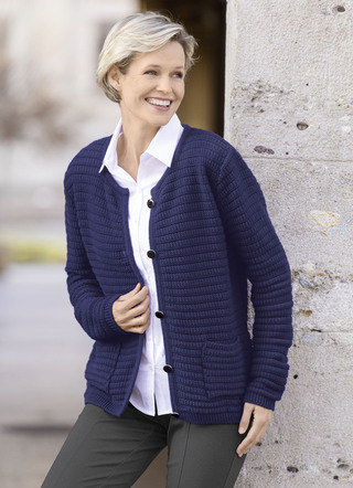 Cardigan met all-over structuur