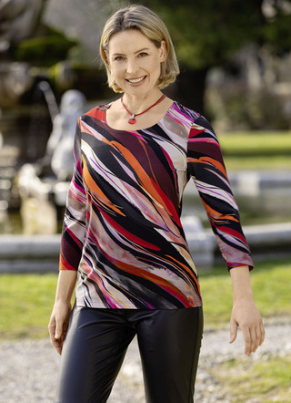 Shirt met all-over print