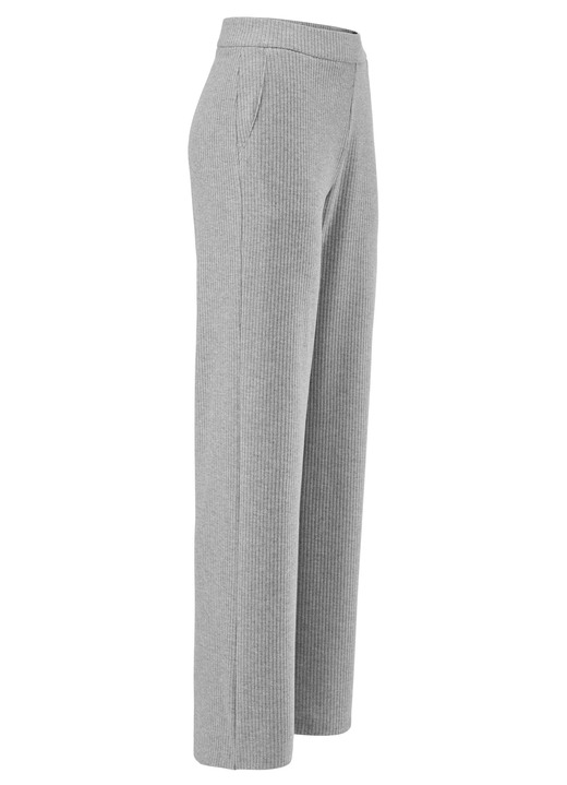 Broeken met elastische band - Palazzo-stijl broek Broeken met elastische band - Palazzo-stijl broek, in Größe 018 bis 054, in Farbe GRIJS MOTIEF
