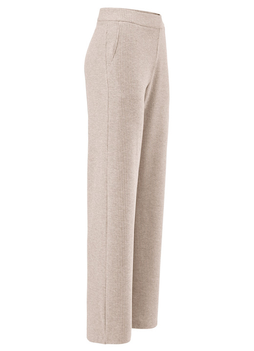 Broeken met elastische band - Palazzo-stijl broek, in Größe 018 bis 054, in Farbe GESMOLTEN BEIGE Ansicht 1