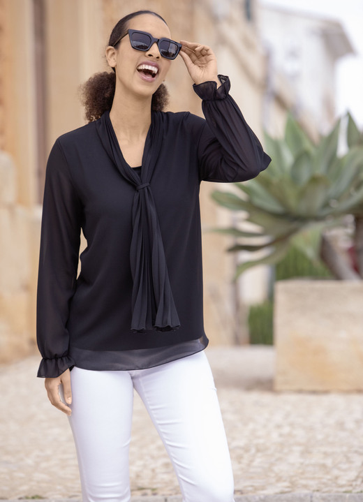 Basics - Tunika Basics - Tunika, in Größe 036 bis 052, in Farbe SCHWARZ
