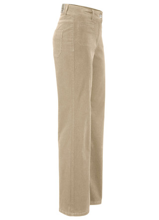Wijde corduroy broek