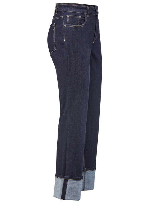 Broeken - Magische jeans met oprolbare boorden Broeken - Magische jeans met oprolbare boorden, in Größe 017 bis 050, in Farbe DUNKELBLAU