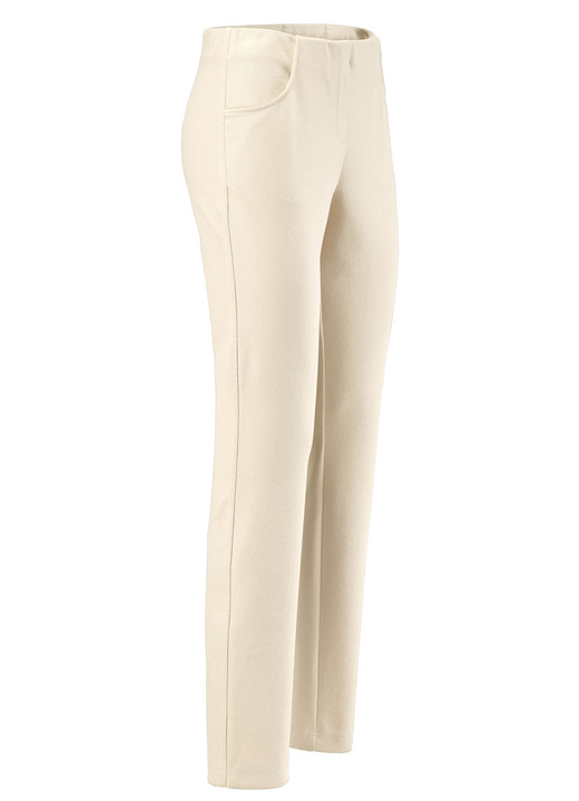 Broeken met elastische band - Broek met een getailleerde tailleband Broeken met elastische band - Broek met een getailleerde tailleband, in Größe 018 bis 050, in Farbe SAND