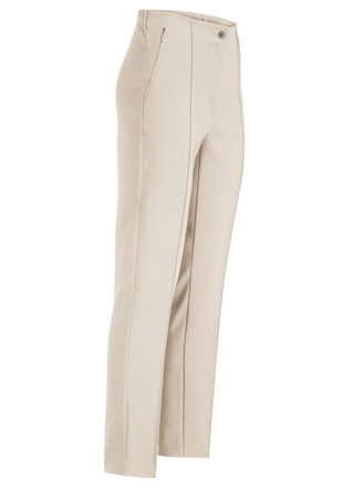 Broek met afgesneden tailleband