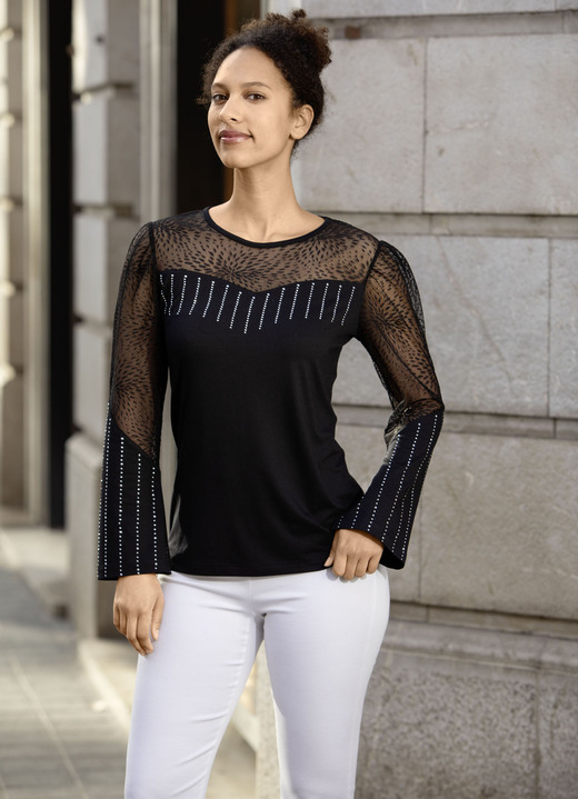 Basics - Shirt-Tunika Basics - Shirt-Tunika, in Größe 036 bis 052, in Farbe SCHWARZ
