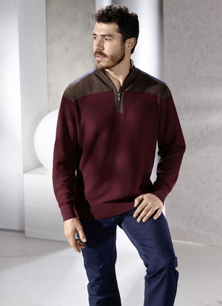 Stehkragenpullover