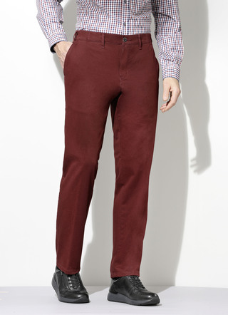 Broek van "Francesco Botti" met comfortabele tailleband in 3 kleuren