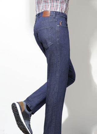 "Francesco Botti" jeans met comfortabele tailleband in 3 kleuren