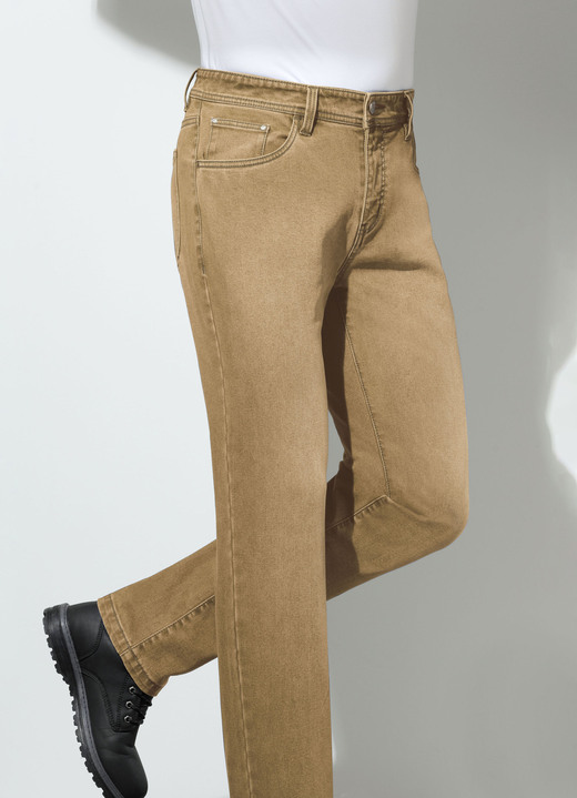 Jeans - Warme thermojeans in 3 kleuren, in Größe 024 bis 060, in Farbe BEIGE Ansicht 1