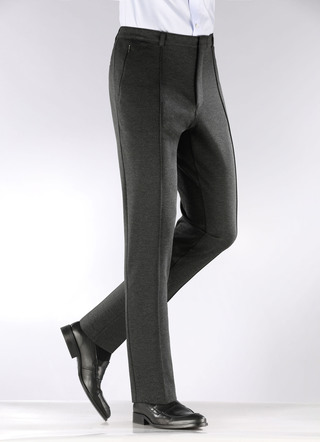 Modieuze "Klaus Models" broek met elastische tailleband in 4 kleuren
