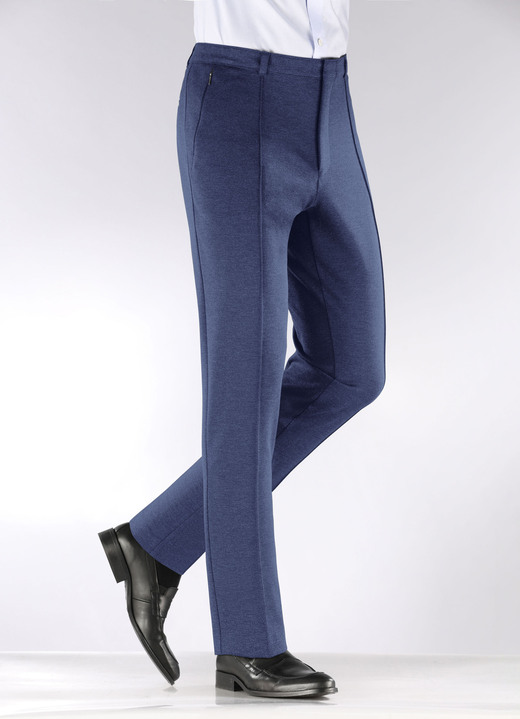 Klaus Modelle - Weihnachtsmann, in Größe 024 bis 060, in Farbe RAUCHBLAU Ansicht 1