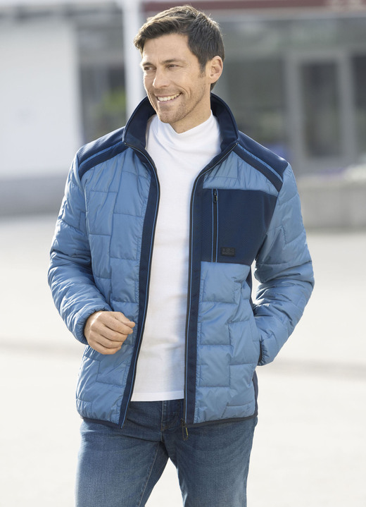 Kurzjacken & Blousons - Steppkurzjacke, in Größe 3XL (58) bis XXL (56), in Farbe BLAU-MARINE Ansicht 1