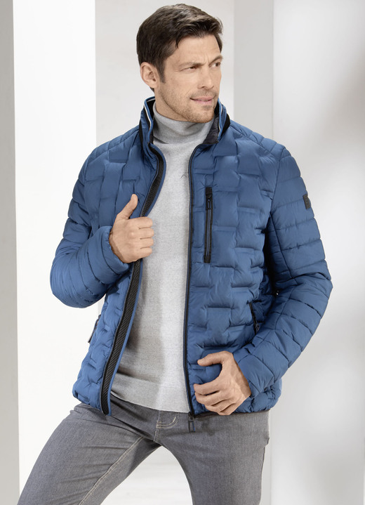 Kurzjacken & Blousons - Blouson, in Größe 3XL (58) bis XXL (56), in Farbe AZURBLAU Ansicht 1