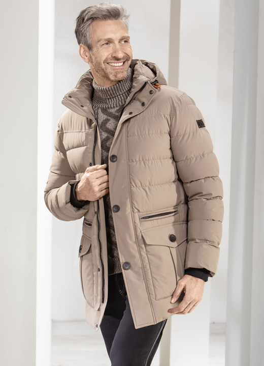 Jacken - Steppjacke, in Größe 048 bis 060, in Farbe DUNKELBEIGE Ansicht 1