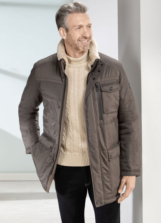Jacken - Kurzjacke, in Größe 048 bis 064, in Farbe OLIVBRAUN