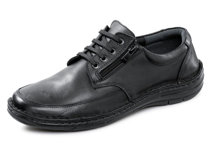 Slipper & Schnürschuhe - Schnürschuhe, in Größe 040 bis 046, in Farbe SCHWARZ Ansicht 1