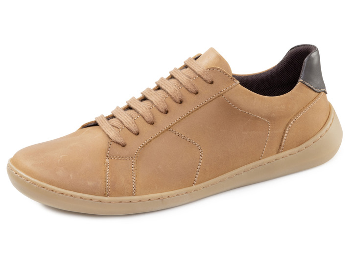 Slipper & Schnürschuhe - Barfußschuhe, in Größe 040 bis 046, in Farbe CAMEL Ansicht 1