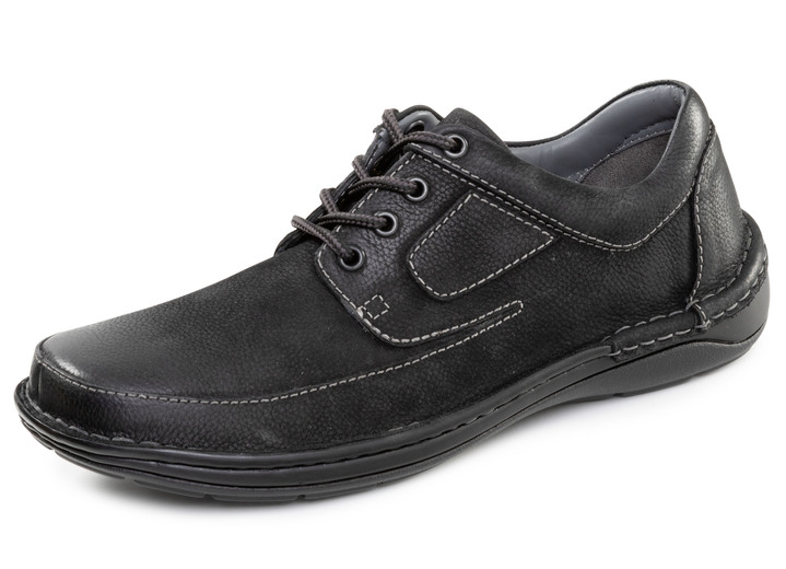 Slipper & Schnürschuhe - Schnürschuhe, in Größe 040 bis 046, in Farbe SCHWARZ Ansicht 1