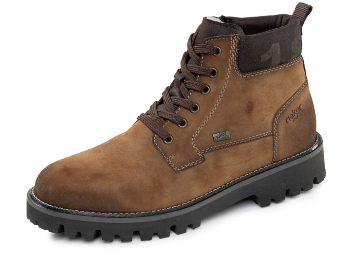 Stiefeletten - Boots, in Größe 040 bis 046, in Farbe COGNAC Ansicht 1