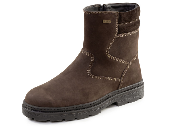 Stiefeletten - Stiefel, in Größe 040 bis 046, in Farbe BRAUN Ansicht 1