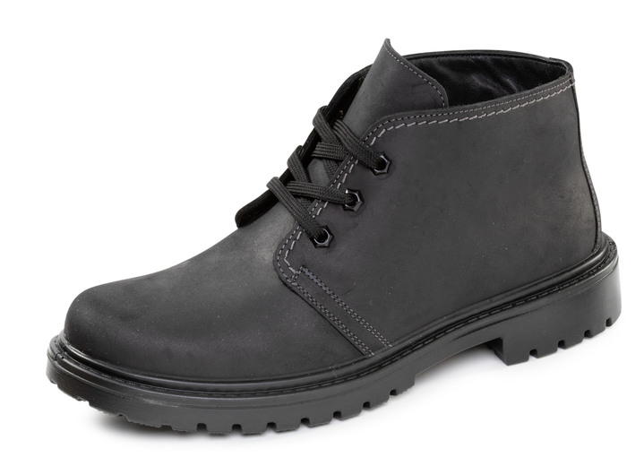 Stiefeletten - Boots, in Größe 040 bis 047, in Farbe SCHWARZ Ansicht 1