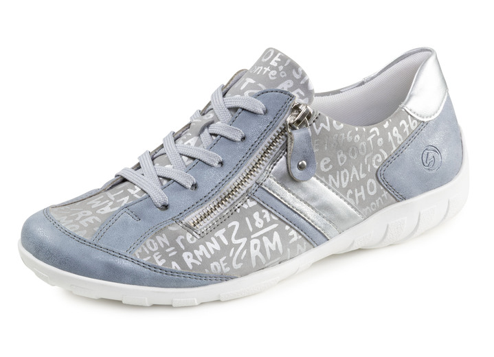 Slipper & Schnürschuhe - Sneaker, in Größe 036 bis 043, in Farbe HELLBLAU-SILBER Ansicht 1