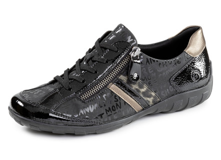 Remonte, comfortabele damessneakers, breedte G, met uitneembaar voetbed
